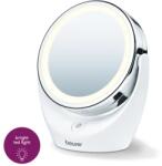 Beurer Козметично огледало, Beurer BS 49 lluminated cosmetic mirror; 12 LEDs; 5 x zoom; 2 mirrors; 11 cm (58401_BEU)