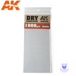AK Interactive Sandpaper - Dry Sandpaper 1000 Grit. 3 units