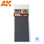 AK Interactive Sandpaper - Wet Sandpaper 800 Grit. 3 units