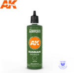 AK Interactive Primer - RUSSIAN GREEN SURFACE PRIMER 100ML. 3Ş Generación