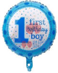 Balloons4party Balon folie First Birthday Prima aniversare Boy 45cm
