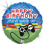 Grabo Balon folie Consola jocuri Happy Birthday 46 cm - articole-petreceri - 22,99 RON