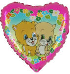 Grabo Balon folie inima pisicute 46 cm - articole-petreceri - 23,99 RON