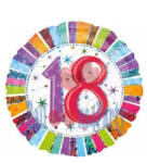 Amscan Anagram Balon folie Multicolor Majorat 18 ani 43cm