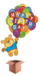 Grabo Balon folie Happy Birthday cu ursulet 107 cm - articole-petreceri - 61,99 RON