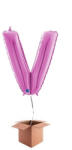 Grabo Balon folie litera V Roz 66 cm - articole-petreceri - 54,99 RON