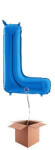 Grabo Balon folie litera L albastru 66 cm - articole-petreceri - 54,99 RON