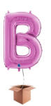 Grabo Balon folie litera B Roz 66 cm
