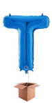 Grabo Balon folie litera T albastru 66 cm - articole-petreceri - 54,99 RON