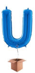 Grabo Balon folie litera U albastru 66 cm - articole-petreceri - 54,99 RON