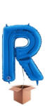 Grabo Balon folie litera R albastru 66 cm - articole-petreceri - 54,99 RON