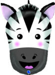 Grabo Balon folie cap zebra 74 cm - articole-petreceri - 64,99 RON