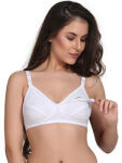 BabyJem Sutien pentru alaptare, fara arcuri, cu cupe, White (6427416002017)
