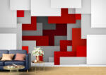 Persona Tapet Premium Canvas - Randare 3d alb rosu - tapet-canvas - 720,00 RON