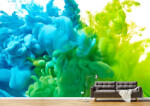 Persona Tapet Premium Canvas - Fum colorat in verde si albastru abstract - tapet-canvas - 720,00 RON