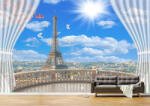 Persona Tapet Premium Canvas - Abstract Turnul Eiffel - tapet-canvas - 340,00 RON
