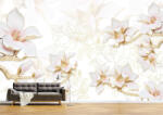 Persona Tapet Premium Canvas - Abstract flori roz - tapet-canvas - 480,00 RON