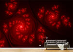 Persona Tapet Premium Canvas - Florile rosii abstract - tapet-canvas - 480,00 RON
