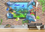 Persona Tapet Premium Canvas - 3d abstract viata in acvariu - tapet-canvas - 480,00 RON