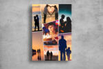 Persona Tablou Canvas Personalizat - Cuplu (colaj 7 fotografii, orientare portret) - tapet-canvas - 120,00 RON