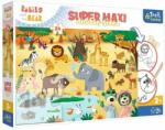 Trefl Treflik a szavannán maxi puzzle színezővel 24 db-os (41009)
