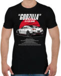 printfashion Nissan GTR R35 Nismo - Férfi póló - Fekete (7051673)