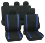Petex Set complet huse scaune universale (fata-spate) negru - albastru Samoa PETEX (31274805PX)