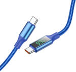 BOROFONE BU32 Exclusive USB Type-C - USB Type-C kábel PD 100W 3A 1, 2m kék