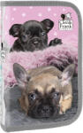 DERFORM Penar scolar Derform Cleo & Frank - Puppies, cu un fermoar (67206) Penar