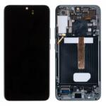 Samsung S906 Galaxy S22+, S22 Plus Előlap keret+LCD Kijelző+Érintőüveg, Green, Zöld (GH82-27500C, GH82-27501C) Gyári, Service Pack
