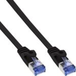 InLine Cablu de retea RJ45 flat FTP Cat. 6A 10m Negru, InLine IL71800S (IL71800S)