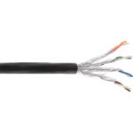 InLine Rola cablu de retea RJ45 S/FTP PiMF Cat. 7a pentru exterior 50m Negru, InLine IL70050P (IL70050P)