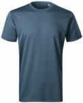 MALFINI Férfi póló Chance - Sötét denim melírozott | 3XL (810M218)