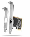 AXAGON PCI express card AXAGON PCEE-GRF, PCIe Network Card, 1x Gigabit Ethernet port (RJ-45), Realtek, with LP adapter