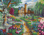 Pixelhobby Pixel szett 16 normál alaplappal, színekkel, virágos park