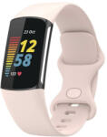 Edman Bratara siliconica Edman pentru Fitbit Charge 5, marimea S, Lunar White