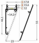 TOPMET LED profil WALLE12 BCD 2000 mm fehér (B8060001)