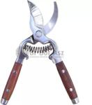  Kovácsolt metszőolló fa betétes 20 cm