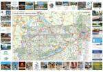 Stiefel Észak-Dunántúli tűzhető, keretezett turisztikai térkép