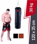  Boxzsák Premium valódi bőrből 120x35 cm 30 kg Ring Sport
