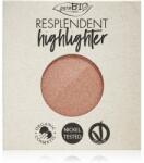 puroBIO Cosmetics Resplendent Highlighter crema de strălucire rezervă culoare 04 Pink Gold 9 g