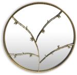 Casa Chic Berkeley Стенно огледало с метална рамка, кръгло Ø 80 см Дизайн на клон (EL-MIR-BRANCH-80-GLD) (EL-MIR-BRANCH-80-GLD) - electronic-star