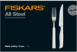 Fiskars ALL STEEL steak evőeszköz készlet, 12 részes (1054800)