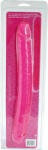 Seven Creation Dildo Dublu Pink Clear Soft Dildo