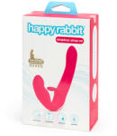 Happy Rabbit Strap-on cu Vibratii Happy Rabbit Vibe Pink