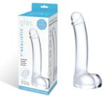 Gläs Dildo Sticla Realistic Curved Glass G-Spot Dildo