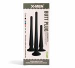 X-MEN Set Butt Plug Size S Black