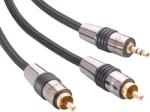 Eagle Cable 100871116 Deluxe II Mini 3, 5 mm jack - 2xRCA kábel, 1, 6 m (100871116)