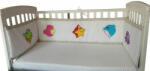 KidsDecor Protectii patut lemn bebelusi cu animale acvatice brodate 60 x 120 cm