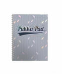 Pukka Pad Spirálfüzet, A4, vonalas, 100 lap, PUKKA PAD Glee Jotta, világoskék (PUPJ3009V)